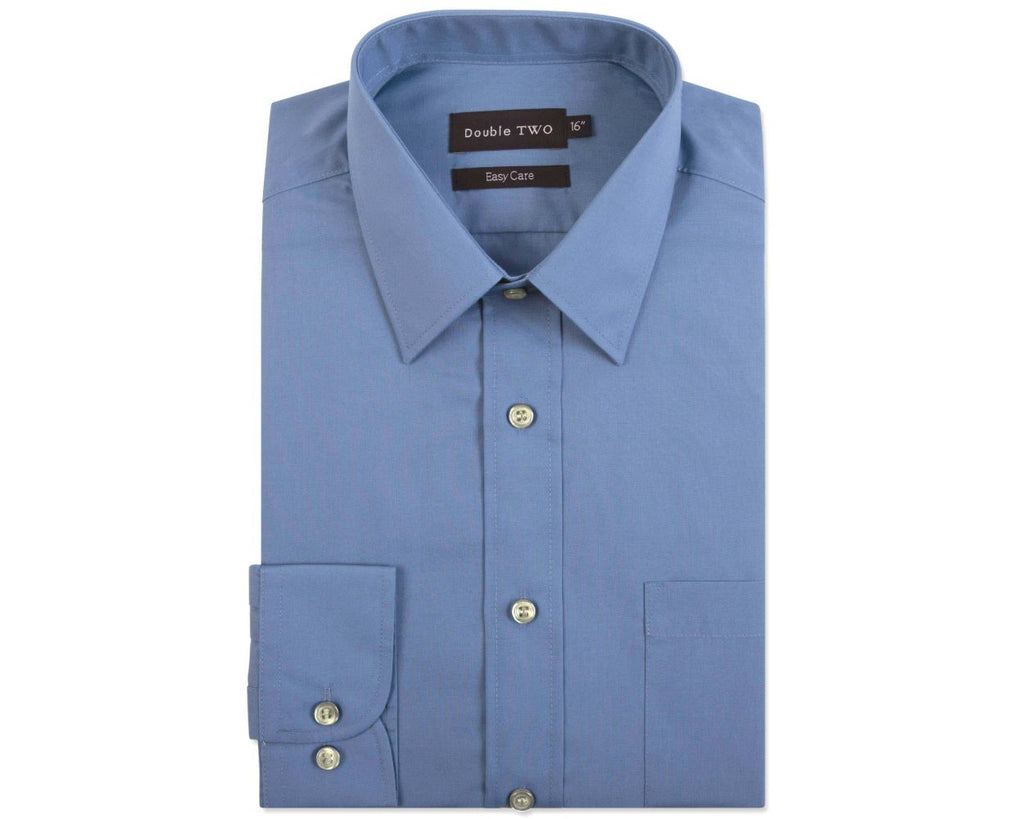 Classic Easy Care Long Sleeve Shirt - Cornflower