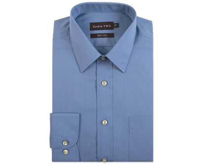 King Sze Classic Easy Care Long Sleeve Shirt - Cornflower