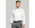 King Size Cotton-Rich Non Iron Long Sleeve Shirt - White