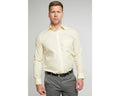 Cotton-Rich Non Iron Long Sleeve Shirt - Lemon