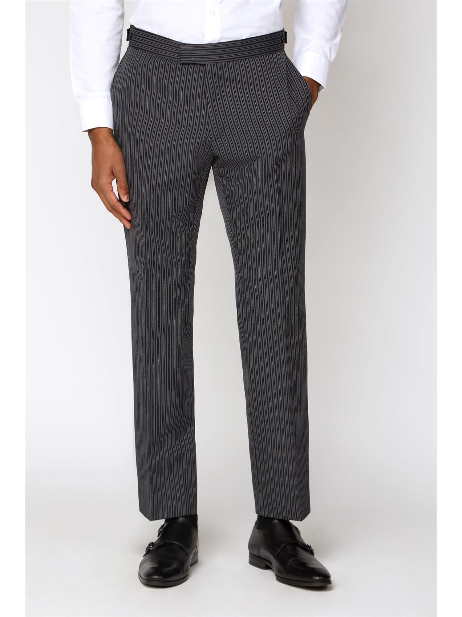 Regular Fit Flat Fronted Masonic Trousers