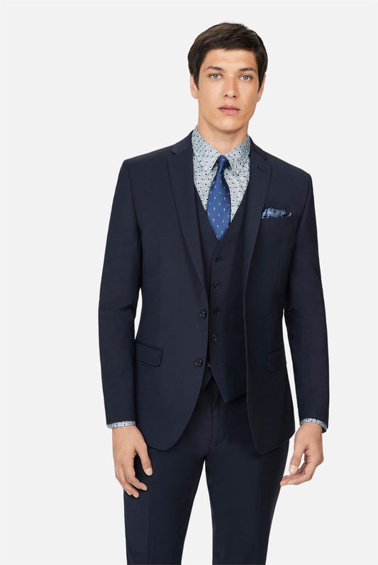 Ted Baker Slim Fit Panama Navy Jacket