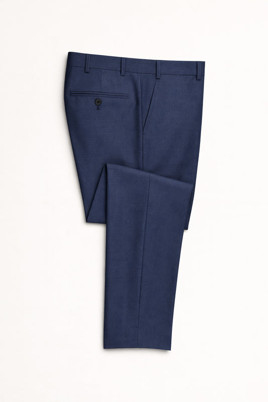 Ted Baker Slim Fit Panama Blue Suit Trouser