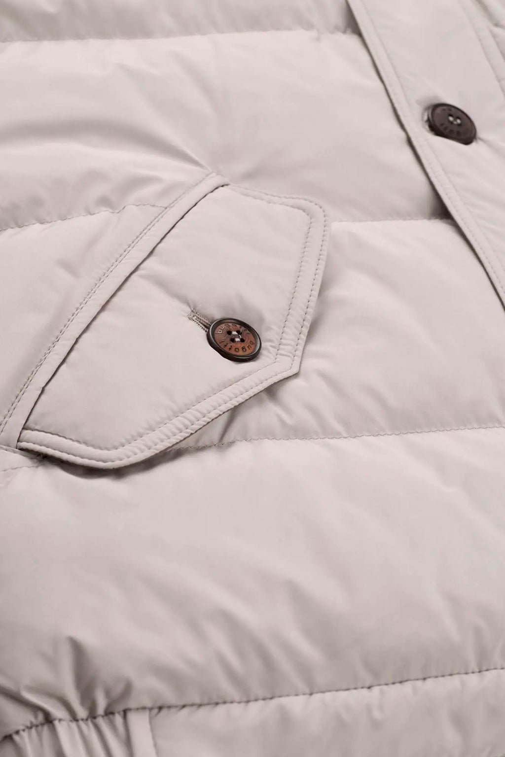 Bugatti Quilted & Knit Hybrid Jacket - Beige