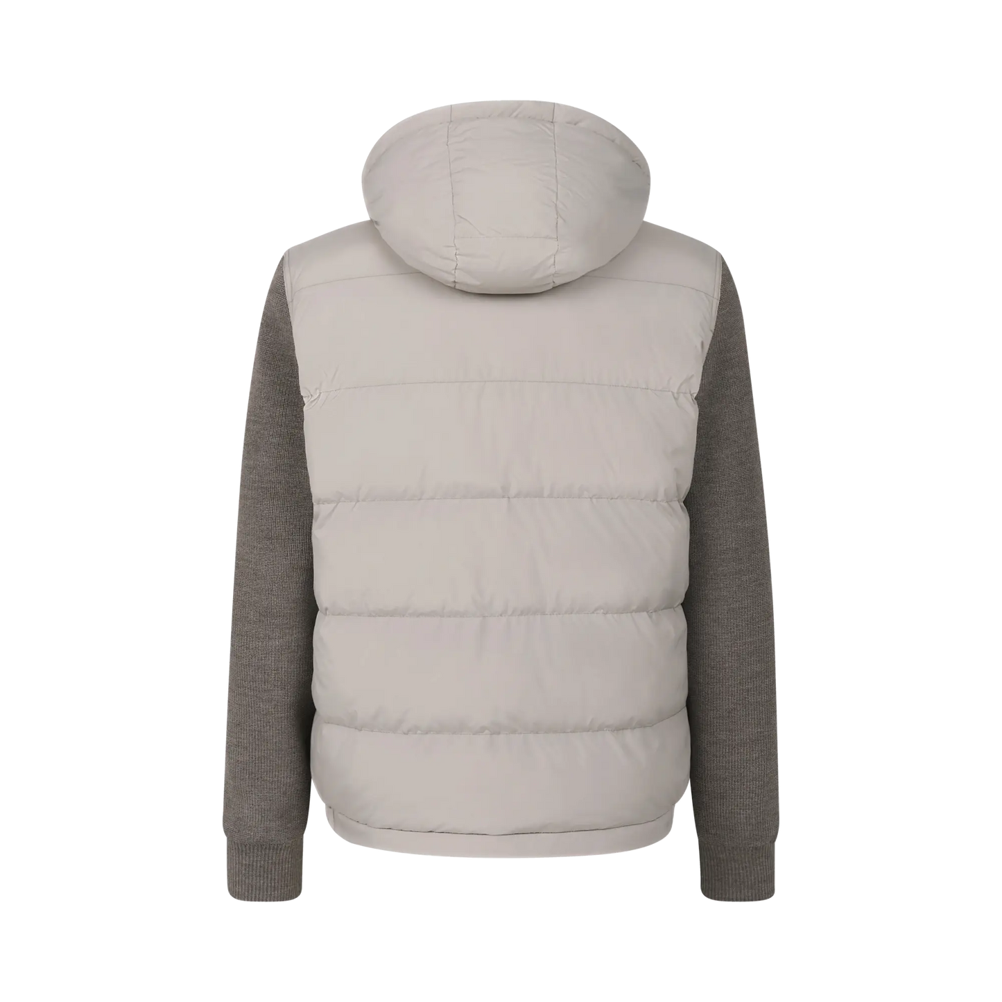 Bugatti Quilted & Knit Hybrid Jacket - Beige
