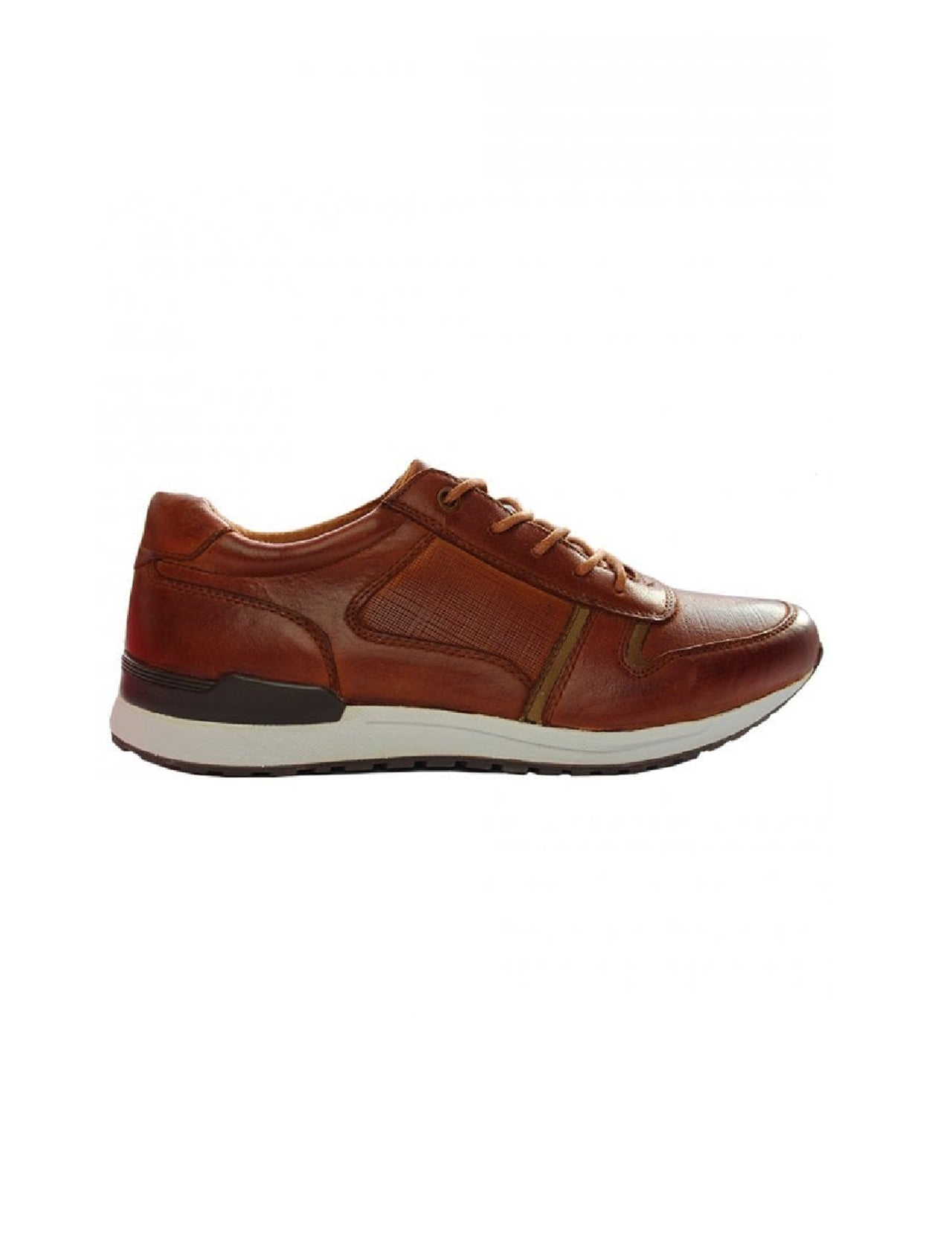 Tiago Leather Trainers - Tan