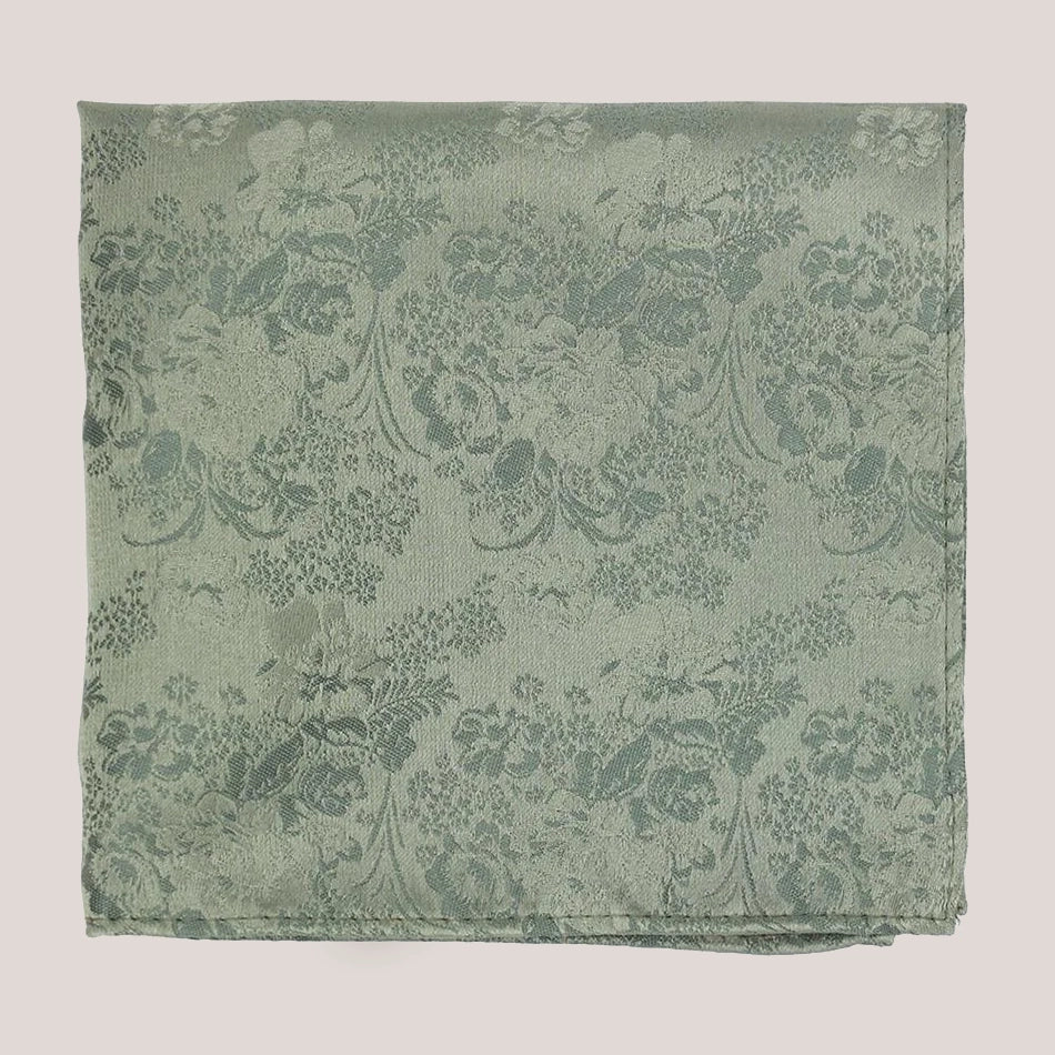 Pretty Floral Hankie - Sage 1700/6