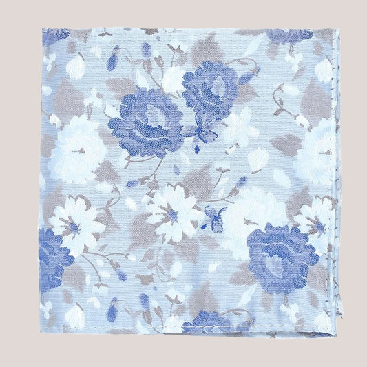 Large Floral Hankie - Blue 1901/1