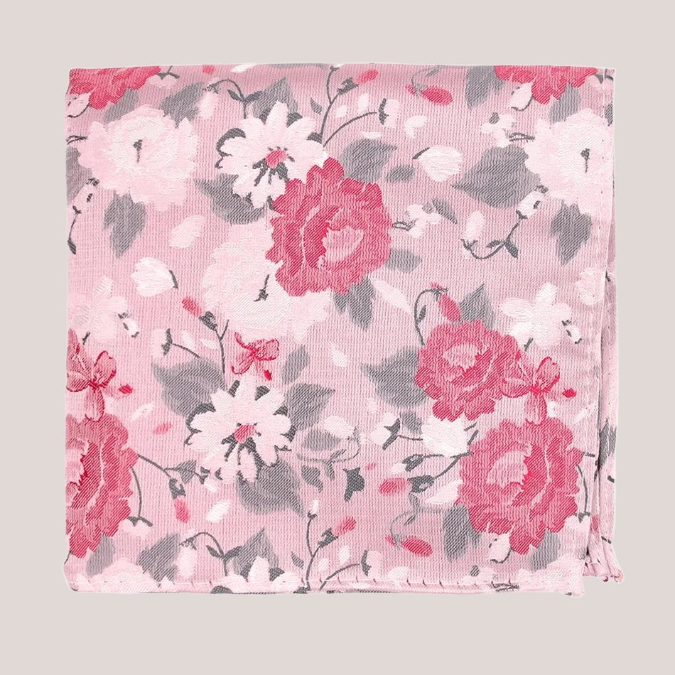 Large Floral Hankie - Pink 1901/2