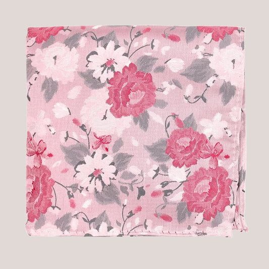 Large Floral Hankie - Pink 1901/2