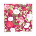 Beautiful Rose Cotton Hankie - Wine 4053/1