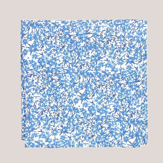 Happy Floral Hankie - Royal 4054/6