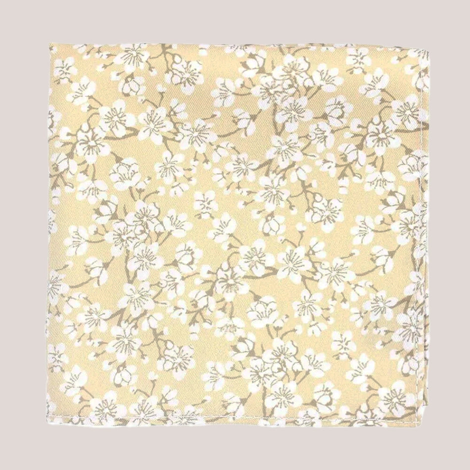 Blossom Printed Hankie - Champagne 4058/2