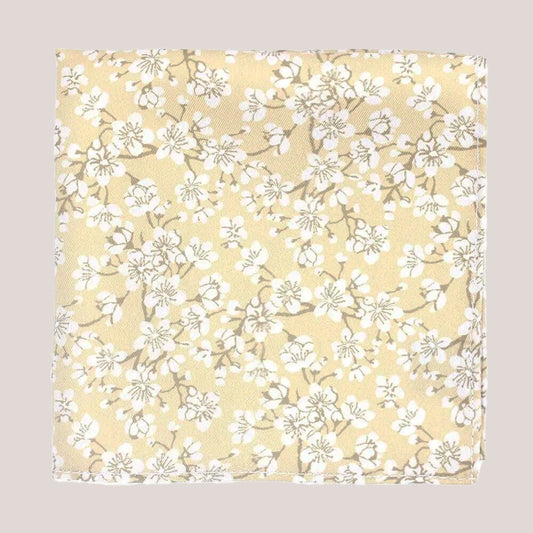 Blossom Printed Hankie - Champagne 4058/2