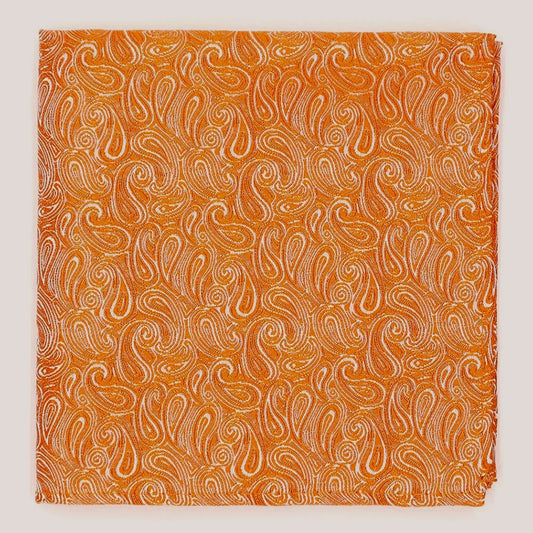 Wedding Paisley Hankie - Warm Spice 8008/8