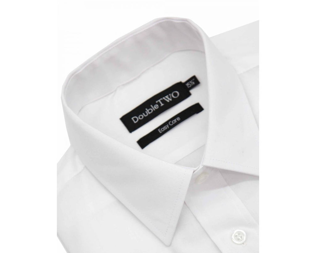 King Sze Classic Easy Care Long Sleeve Shirt - White