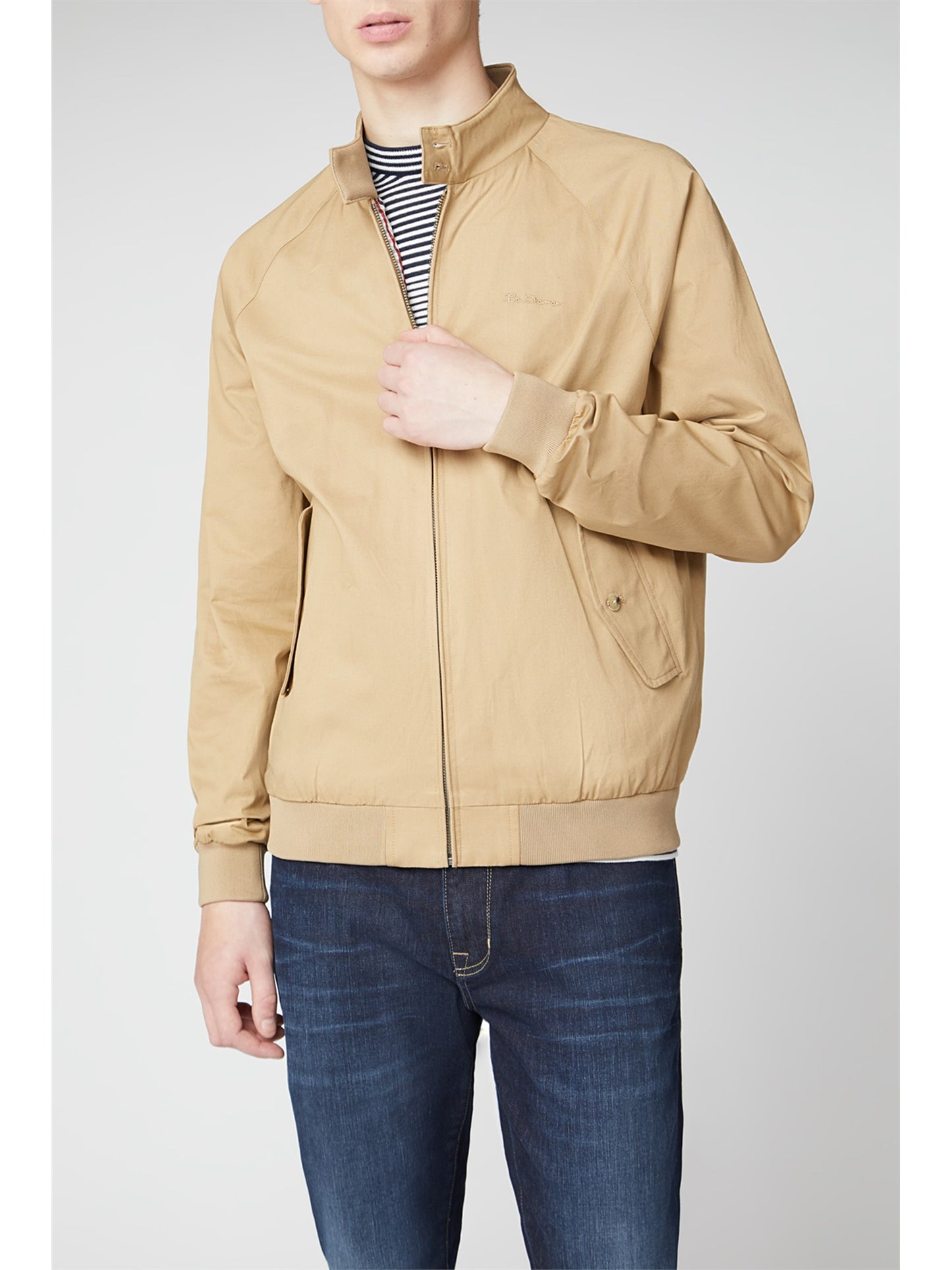 Ben Sherman Harrington Jacket - Sand