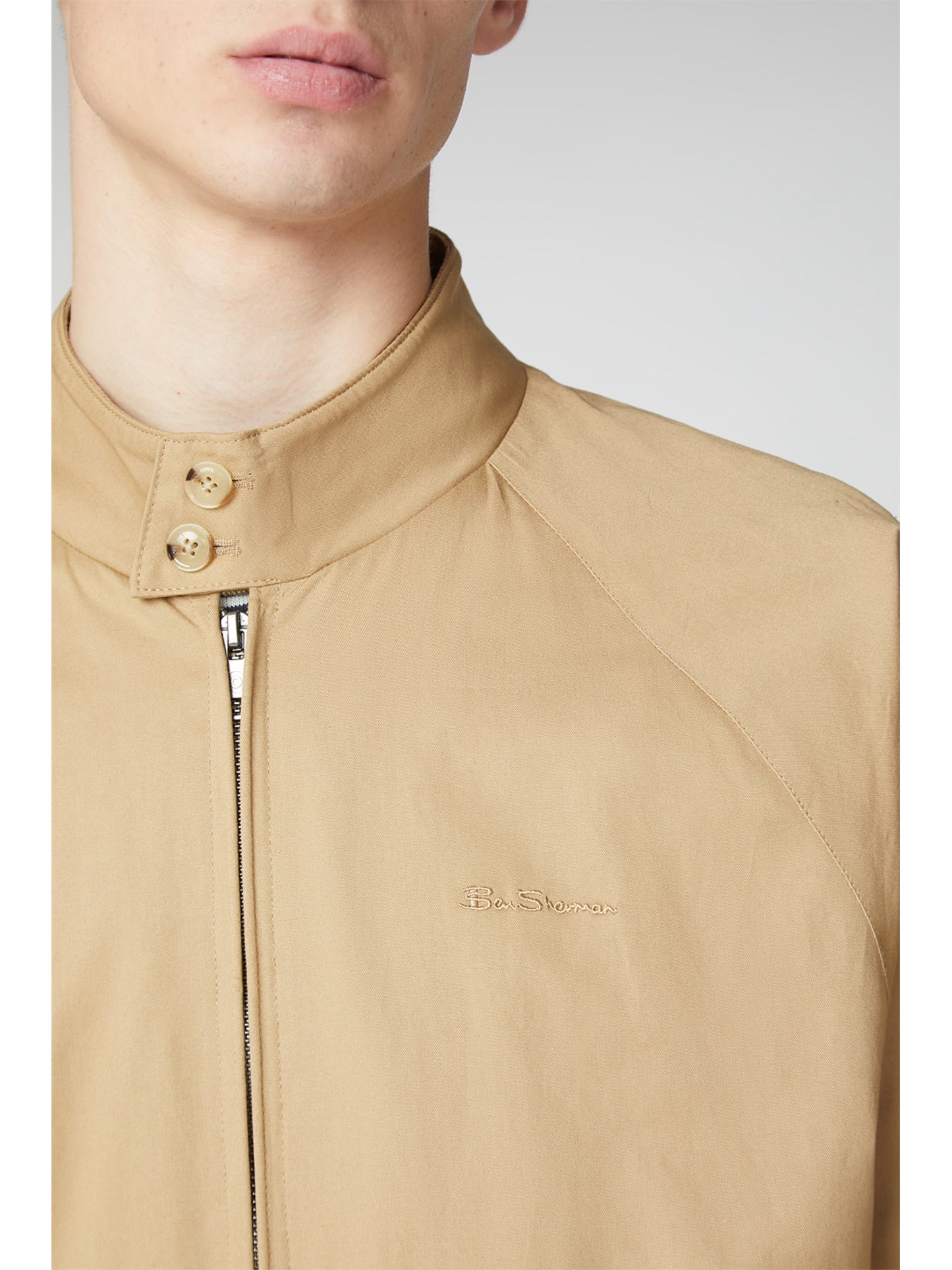 Ben Sherman Harrington Jacket - Sand