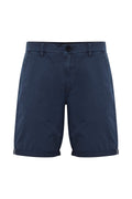 Cotton-Rich Tailored Shorts - Navy