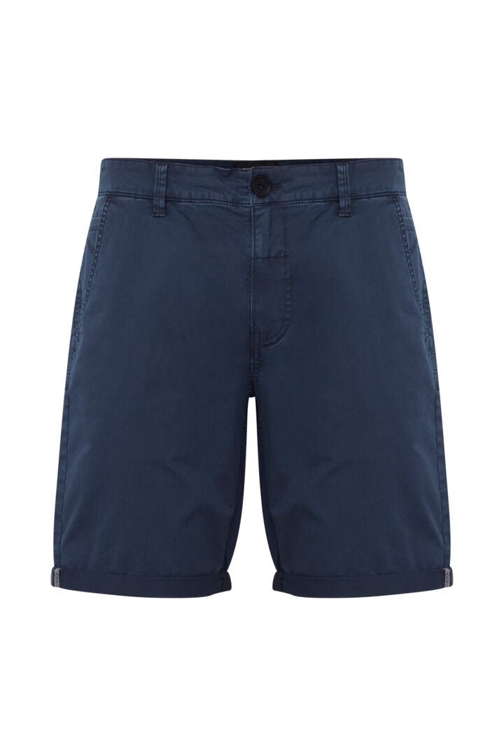Cotton-Rich Tailored Shorts - Navy