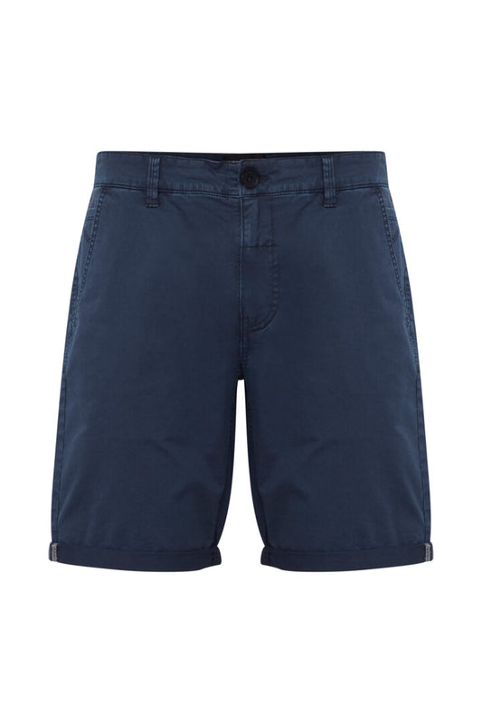 Cotton-Rich Tailored Shorts - Navy