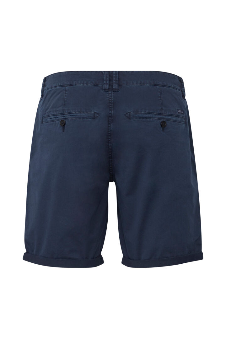 Cotton-Rich Tailored Shorts - Navy