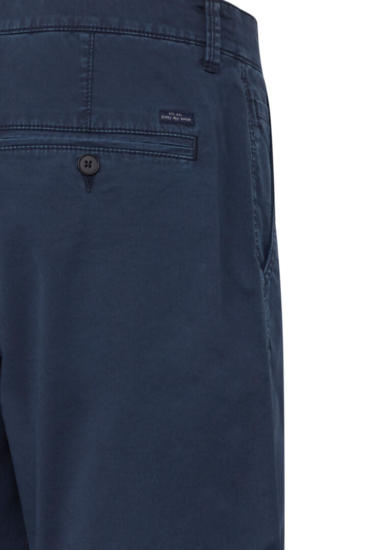 Cotton-Rich Tailored Shorts - Navy