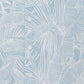 Palm Print Short Sleeve Shirt - Sky Blue