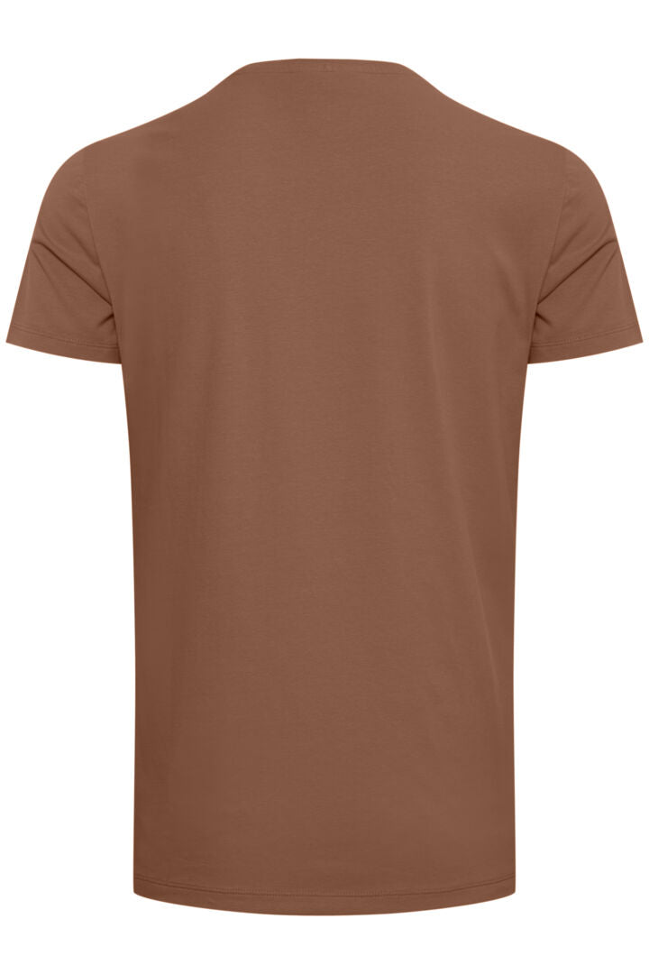 Plain Fitted Tee - Nutmeg