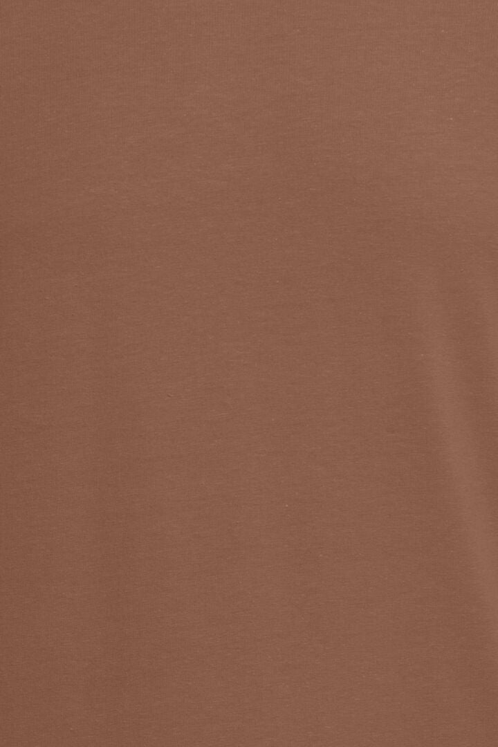 Plain Fitted Tee - Nutmeg