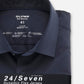 24/7 Jersey Stretch Long Sleeve Shirt - Navy