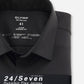 24/7 Jersey Stretch Long Sleeve Shirt - Black