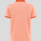 Sustainable-Cotton Two-Tone Polo - Tangerine