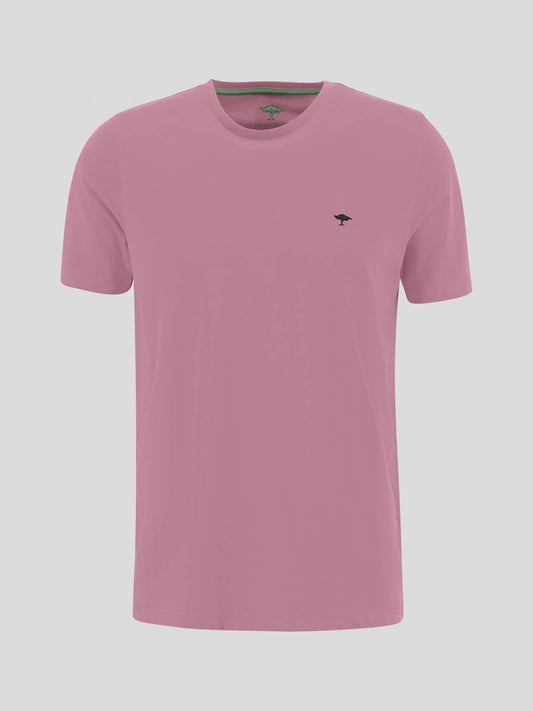 Crew-neck Tee Sustainable Cotton - Dusky Pink