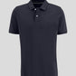 Sustainable-Cotton Soft Interlock Jersey Polo - Navy