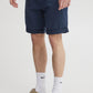 Cotton-Rich Tailored Shorts - Navy