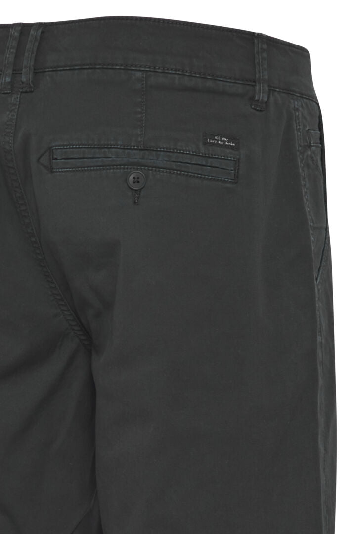 Cotton-Rich Tailored Shorts - Black