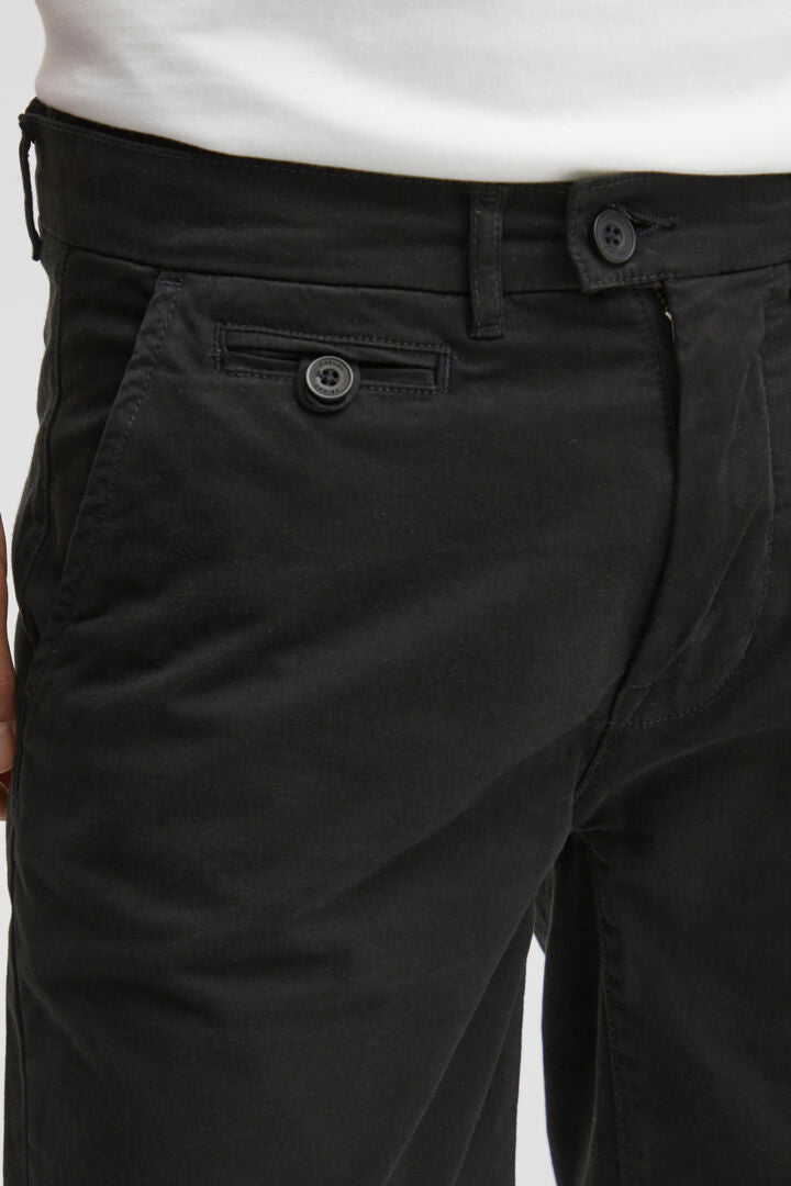 Cotton-Rich Tailored Shorts - Black II