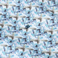 Cotton-Blend  Short-Sleeve Shirt - Sea Green Pattern
