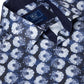 Pure-Cotton  Short-Sleeve Shirt - Navy Pattern II