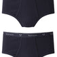 MEN'S COTTON EXECUTIVE BRIEF X 2 (2213) NAVY