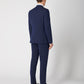 Slim Fit Polyviscose Suit Jacket - French Navy