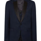 Slim Fit Wool-Rich Dinner Suit Jacket - Navy