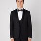 Slim Fit Wool-Rich Dinner Suit Jacket - Black