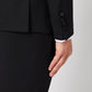 Slim Fit Wool-Rich Dinner Suit Jacket - Black
