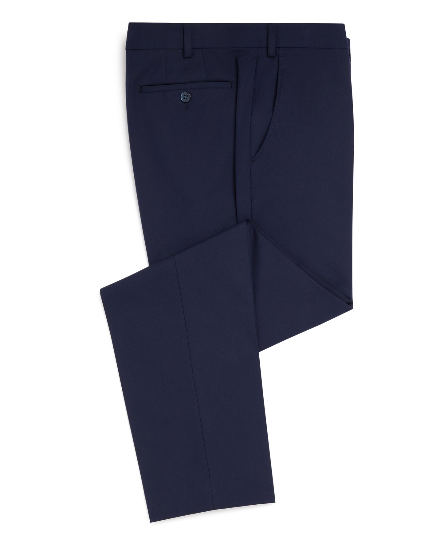 Slim Fit Polyviscose Suit Jacket - French Navy