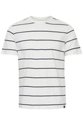 White Pin Stripe Tee