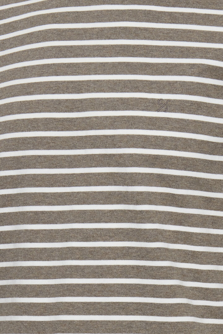 Taupe Stripe Tee