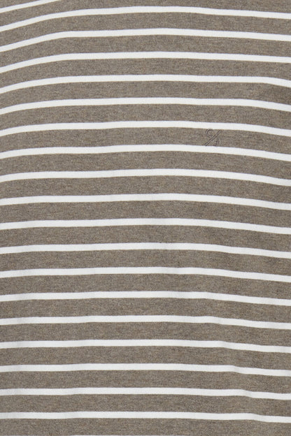Taupe Stripe Tee