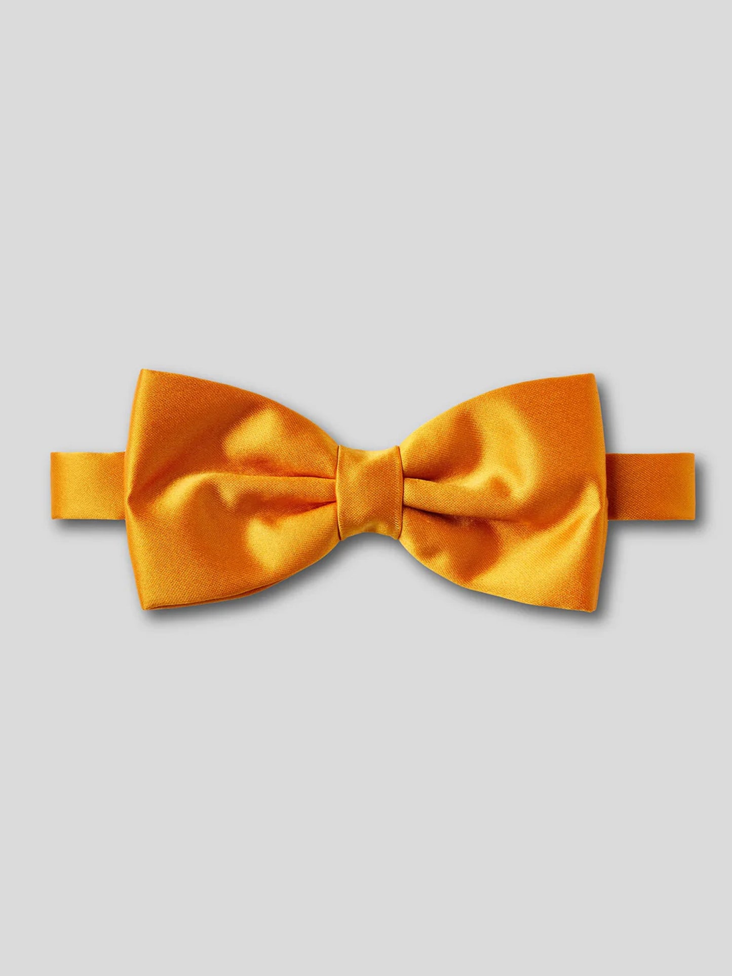 Plain Satin Bow-Tie - Burnt Orange